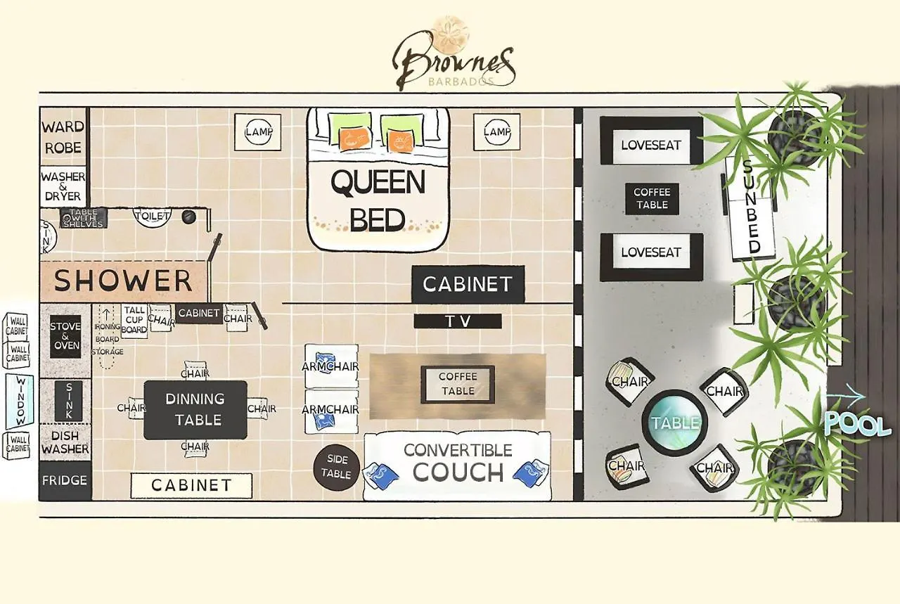 아파트호텔 Brownes Condominium 2 브리지타운